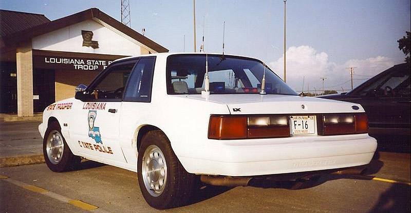 Louisiana  police license plate