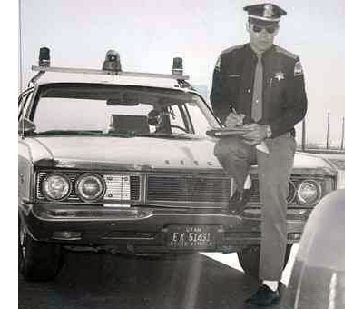 Utah police license plate image