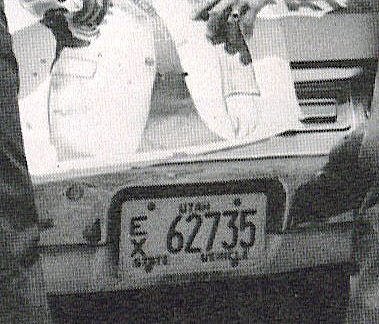 Utah police license plate image