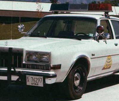 Utah police license plate image
