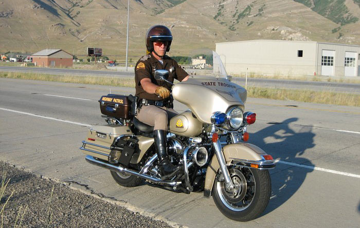 Utah police license plate image