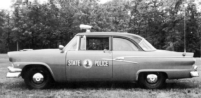 Virginia police license plate