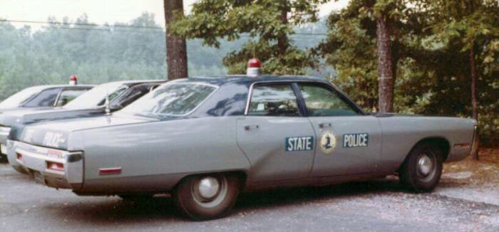 North police license plate image