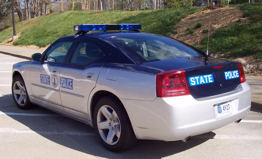 North police license plate image