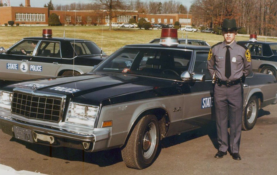 North police license plate image